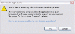 The Microsoft AppLocale Utility