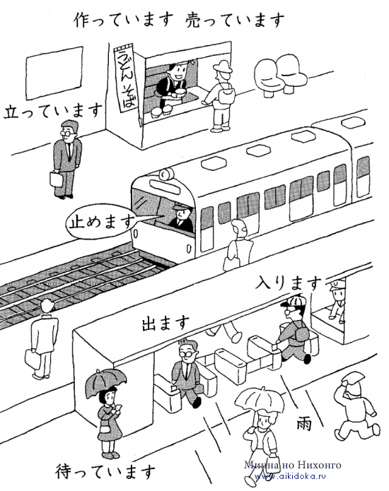 Японский язык. Kanji Book I. Урок 12 (1) - список иероглифов